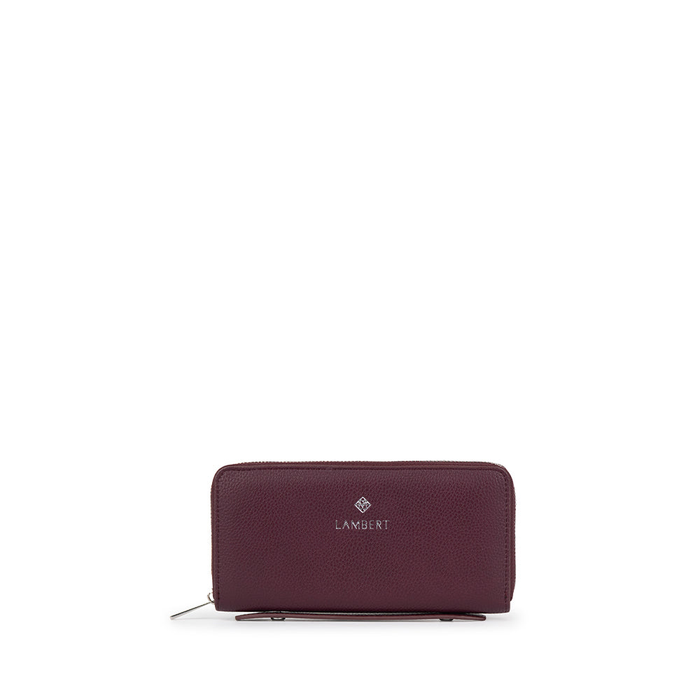 The Meli - Cabernet Vegan Leather Wallet