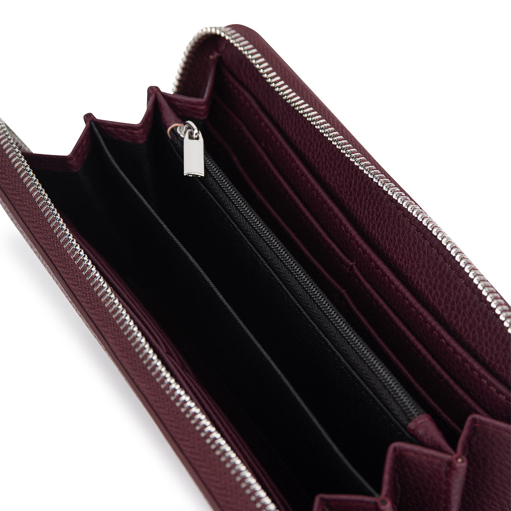 The Meli - Cabernet Vegan Leather Wallet