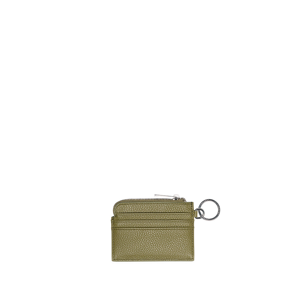 The Melody - Olive Vegan Leather Card Holder