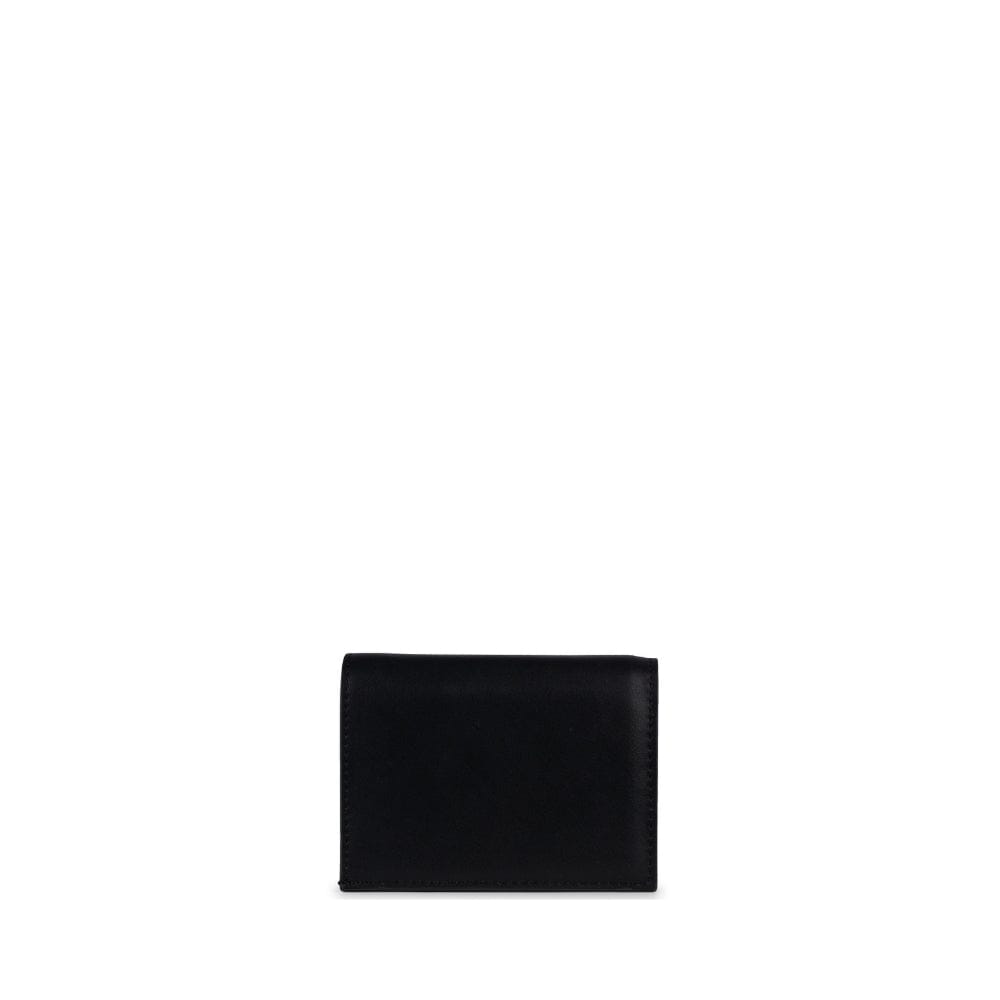 The Meredith - Black Vegan Leather Wallet on a Chain