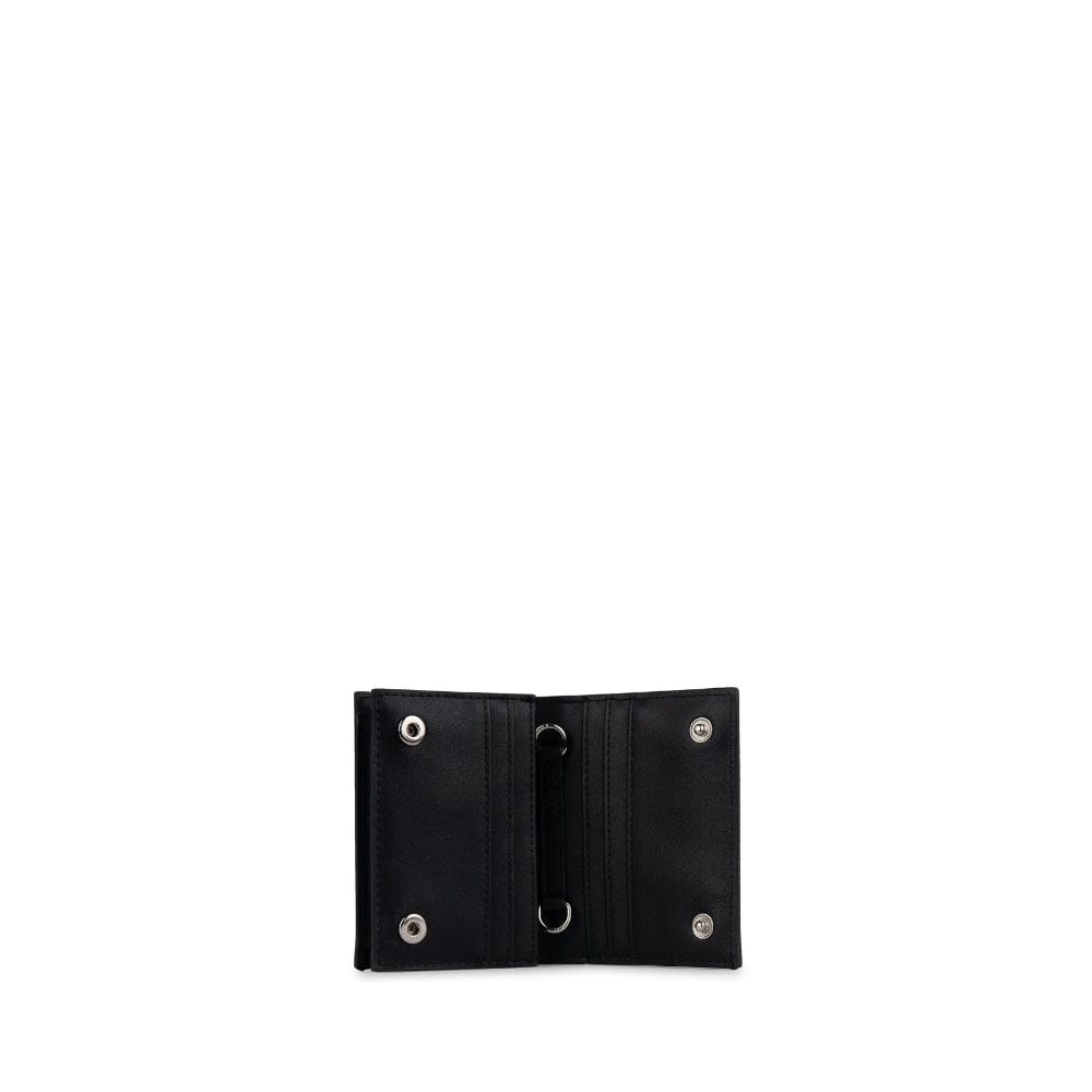 The Meredith - Black Vegan Leather Chain Wallet