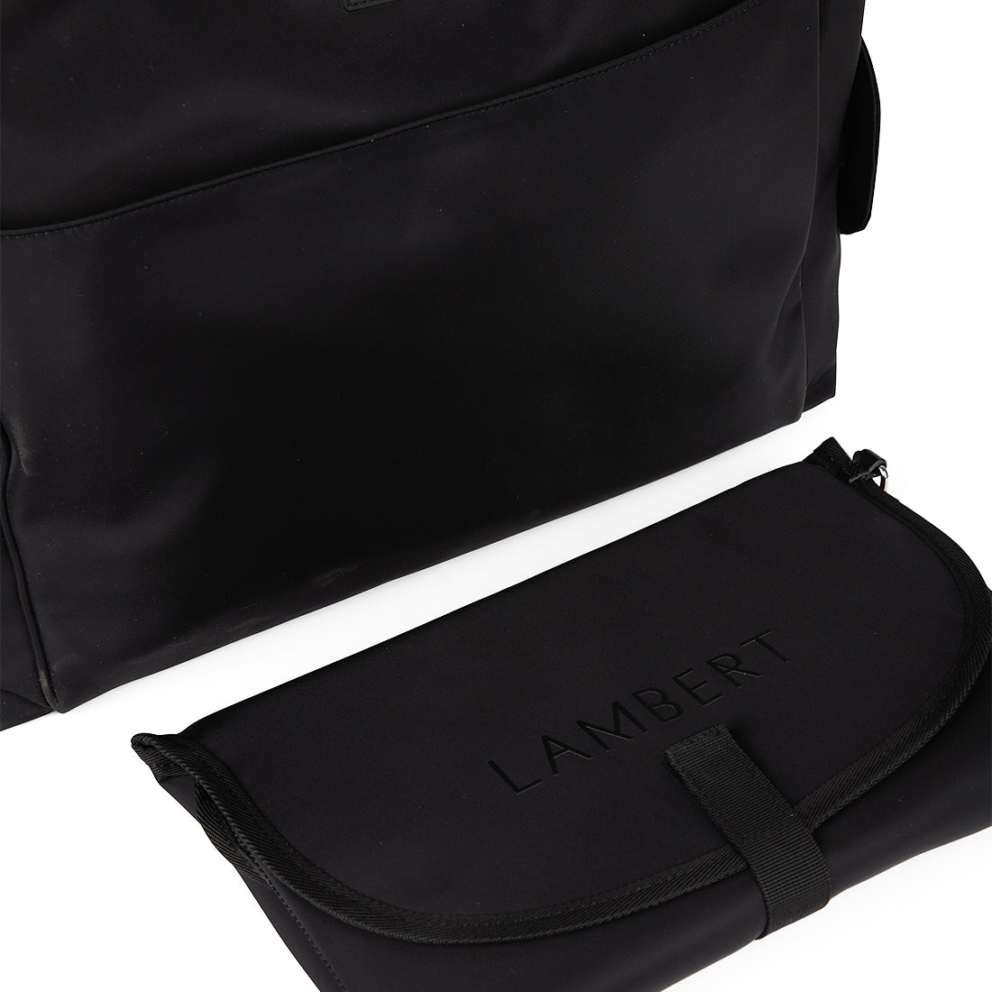 The Milani – Black Maternity Tote Bag in Nylon