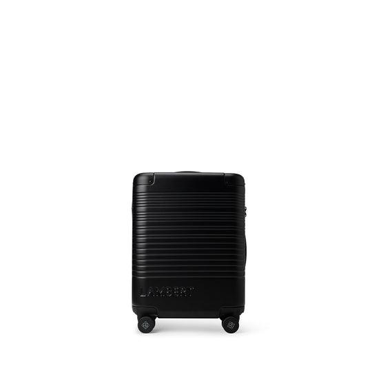 The Berlin - Black Expandable Carry-On Suitcase