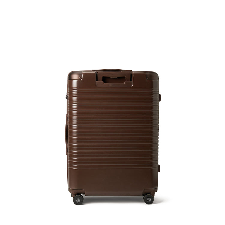 The Milan –  Chocolate Medium Checked Luggage