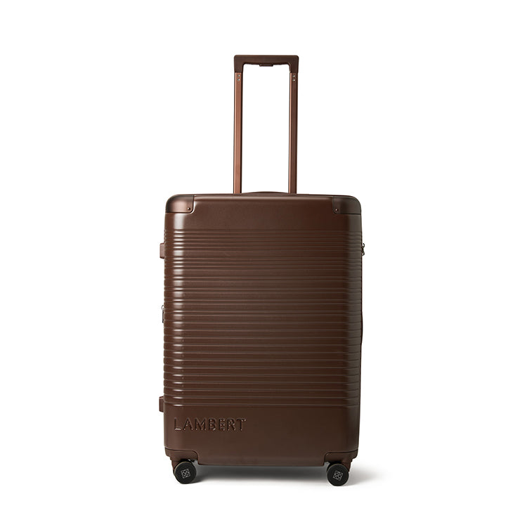 The Milan –  Chocolate Medium Checked Luggage