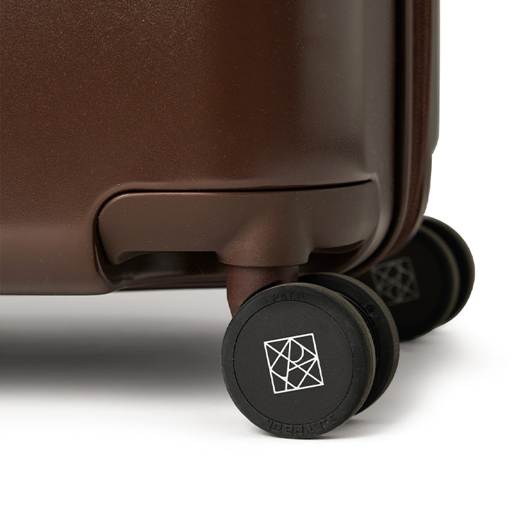 The Milan –  Chocolate Medium Checked Luggage
