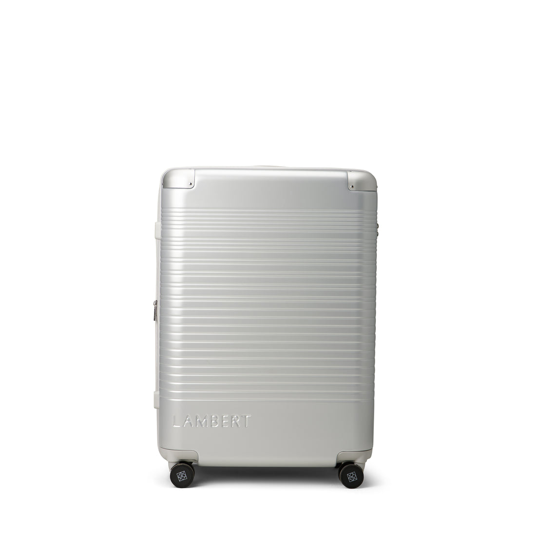 The Milan –  Silver Medium Checked Luggage