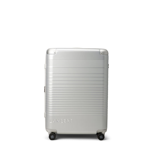 The Milan –  Silver Medium Checked Luggage