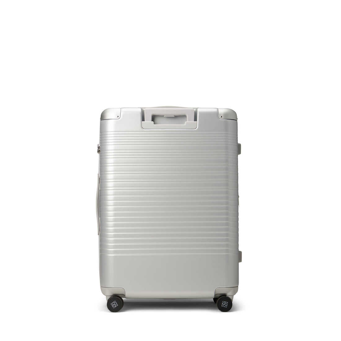The Milan –  Silver Medium Checked Luggage