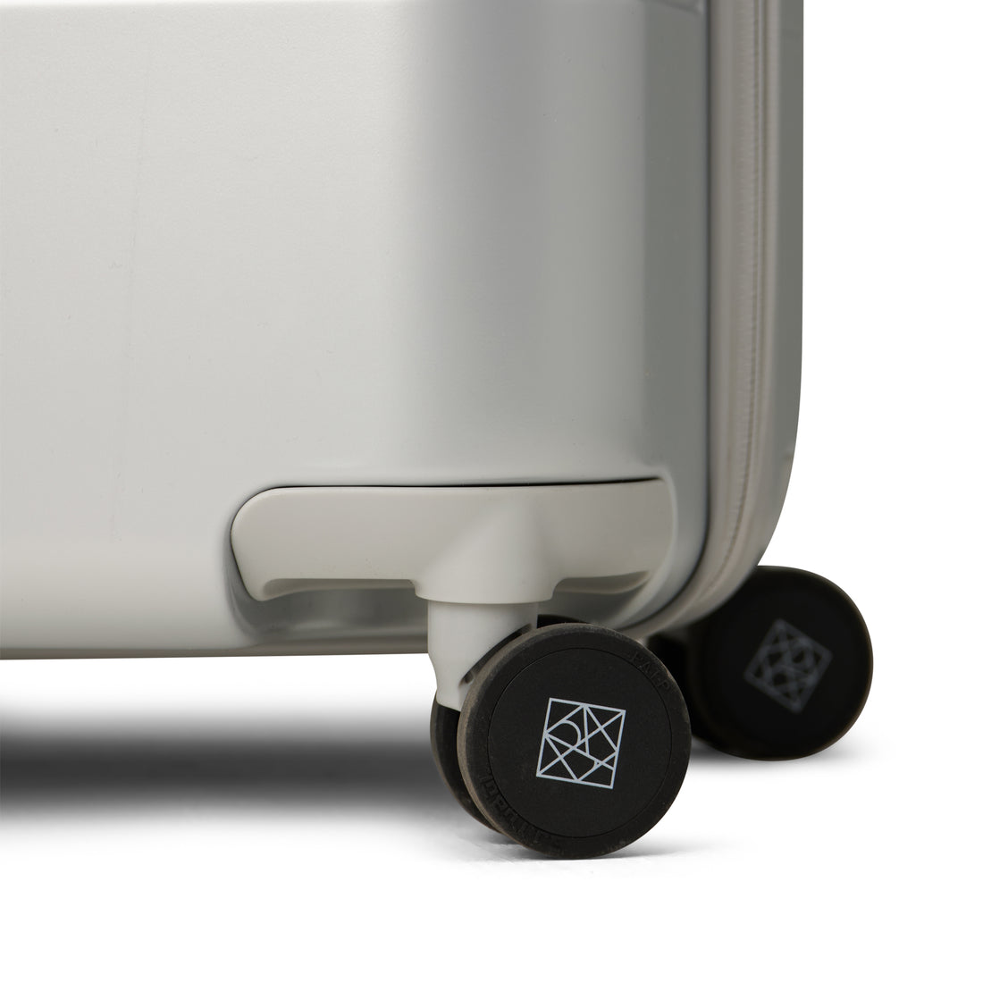 The Milan –  Silver Medium Checked Luggage