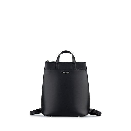 The Millie - Black Vegan Leather Backpack