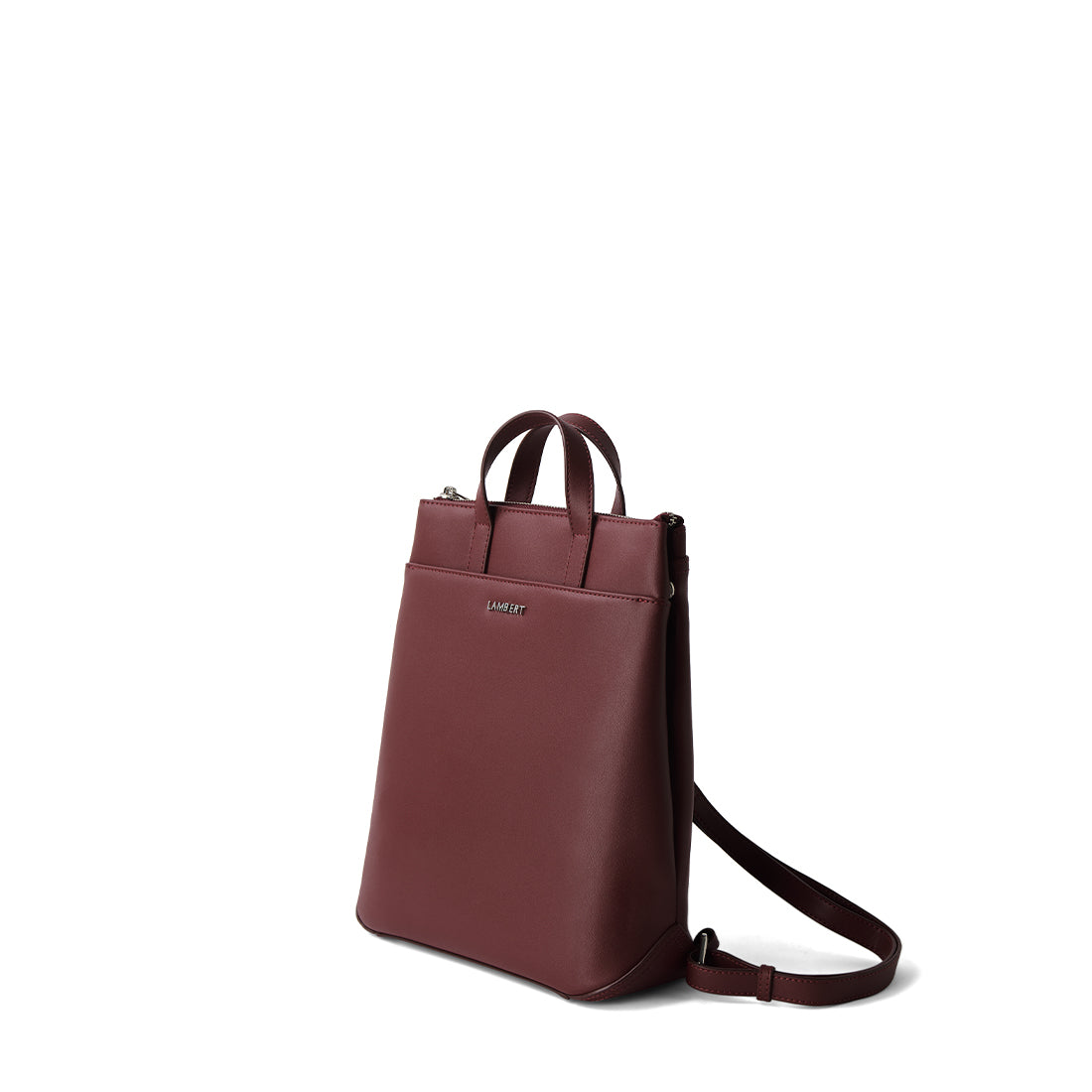 The Millie - Cassis Vegan Leather Backpack