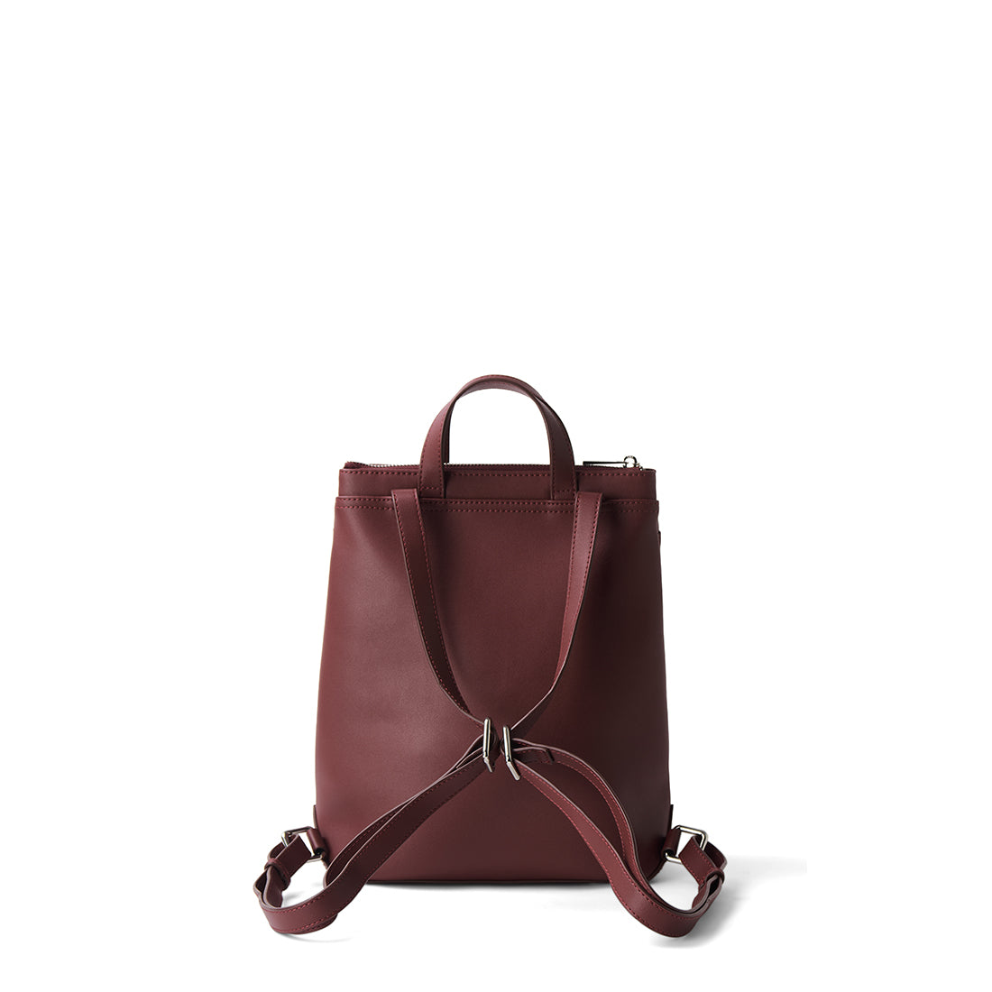 The Millie - Cassis Vegan Leather Backpack