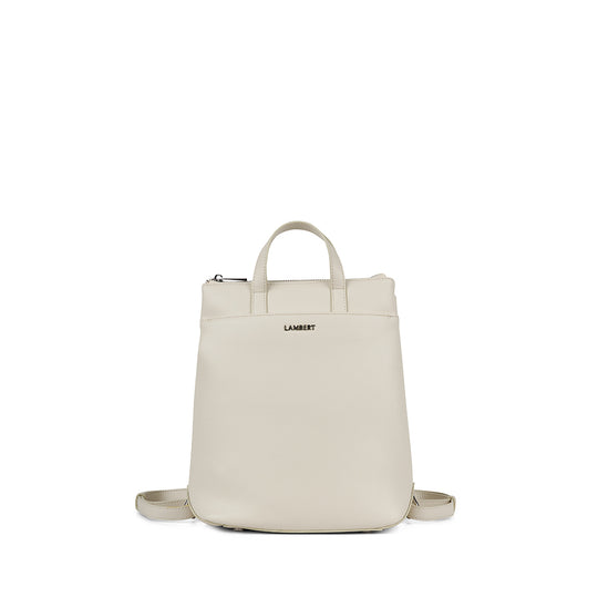 The Millie - Porcelain Vegan Leather Backpack