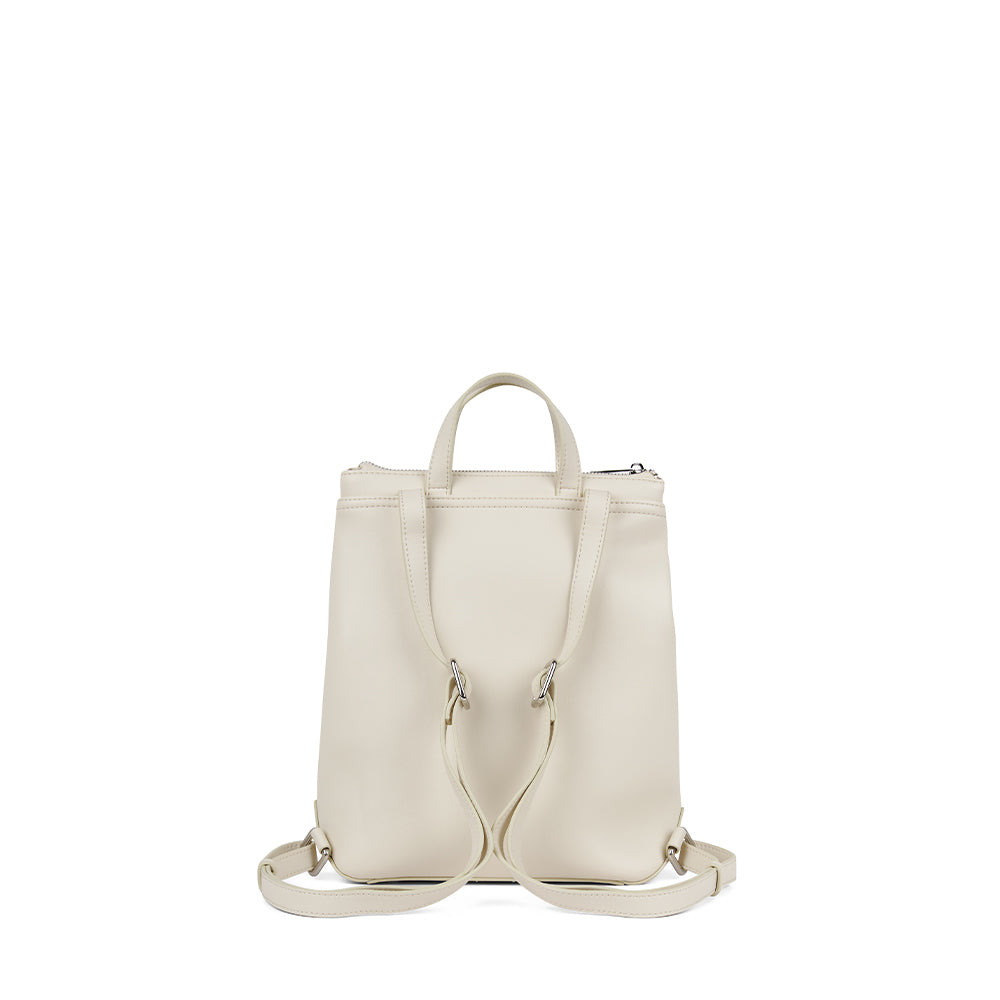 The Millie - Porcelain Vegan Leather Backpack