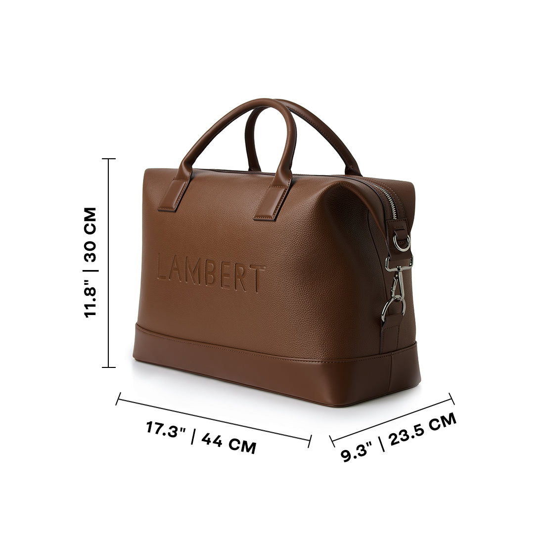 The Mae – Hazelnut Vegan Leather Small Travel Bag