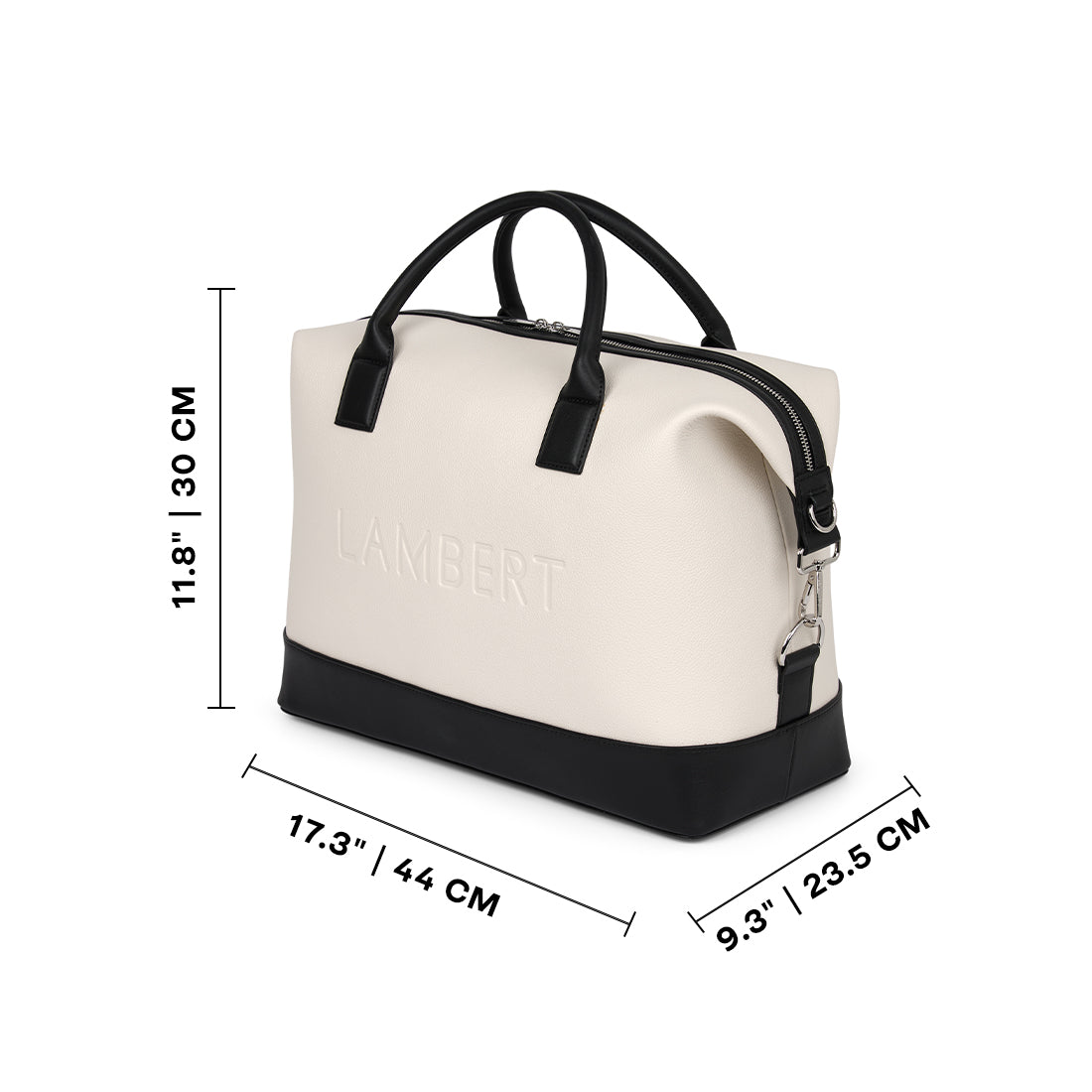 The Mae - Small Oyster Vegan Leather Travel Bag