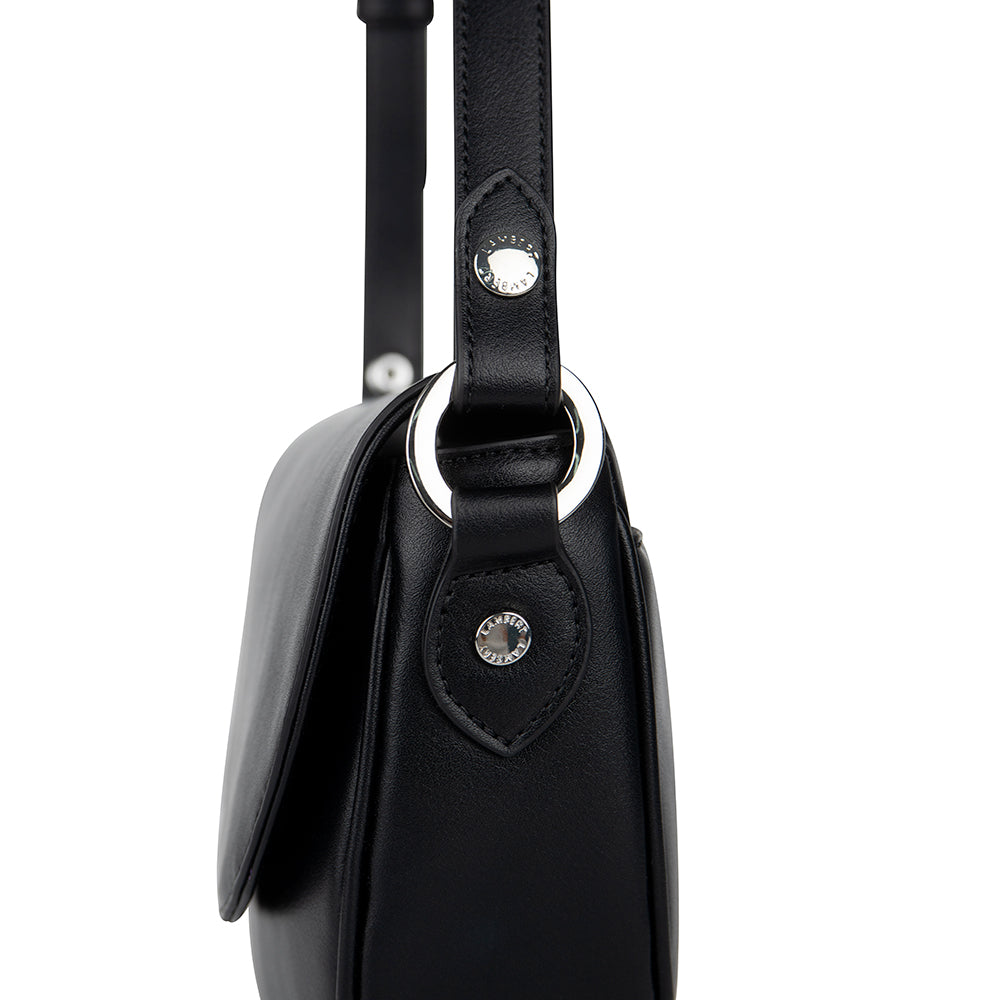 The Nadia - 2-in-1 Black Vegan Leather Handbag – Lambert Design US LLC