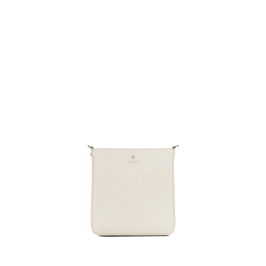 The Natalia - Porcelain Vegan Leather Crossbody Bag