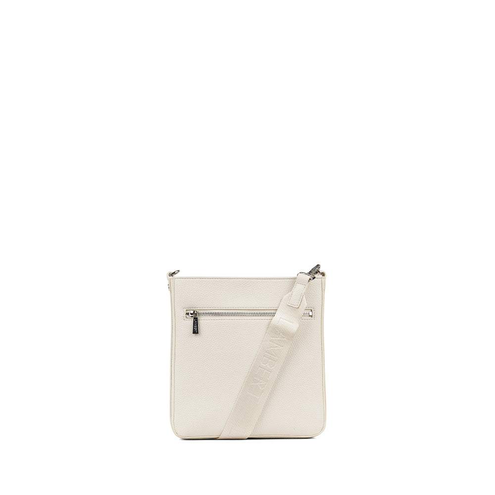 The Natalia - Porcelain Vegan Leather Crossbody Bag