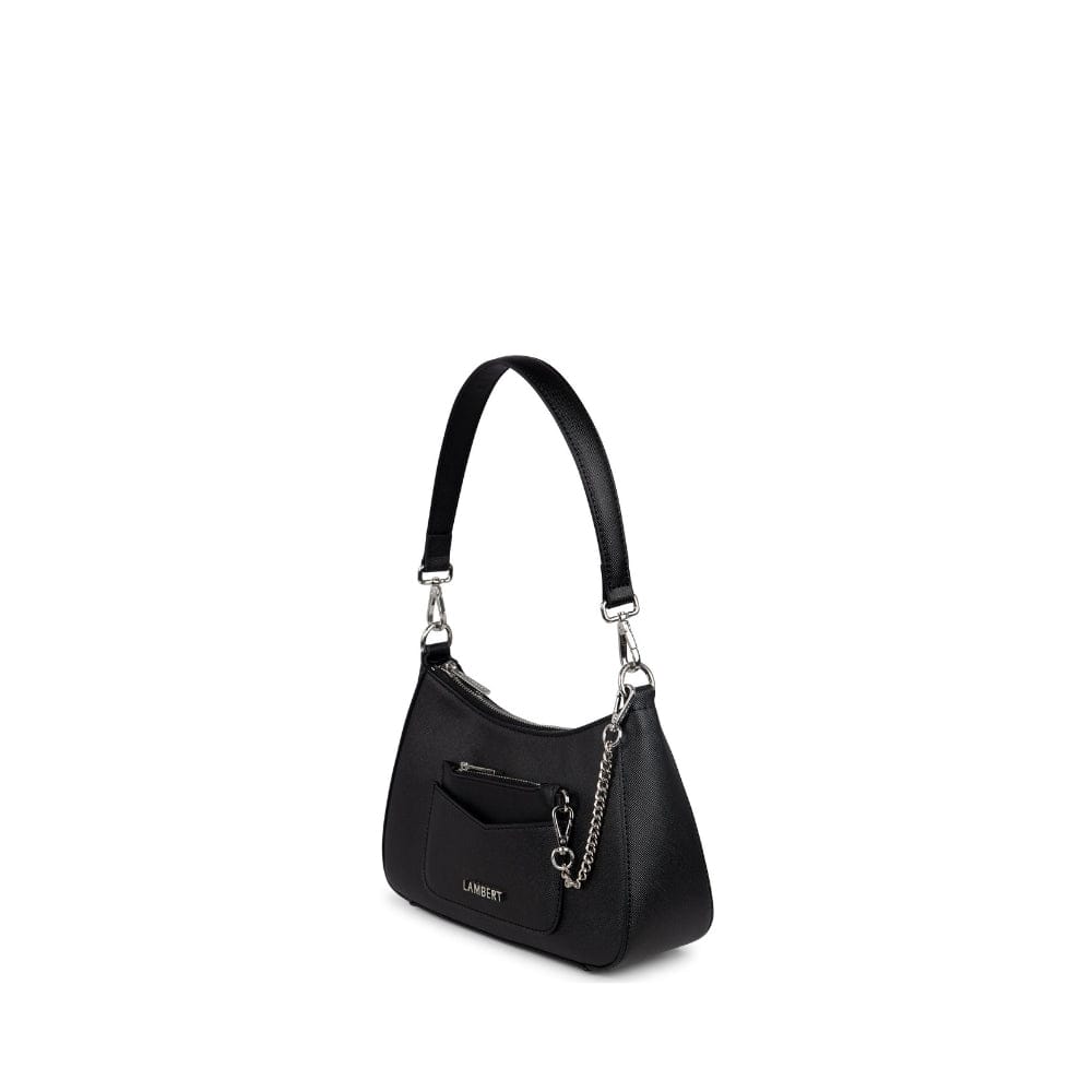 The Nicole - 2-in-1 Black Vegan Leather Handbag