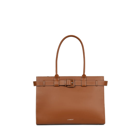 The Odelia – Vegan Leather Tote Bag in Affogato