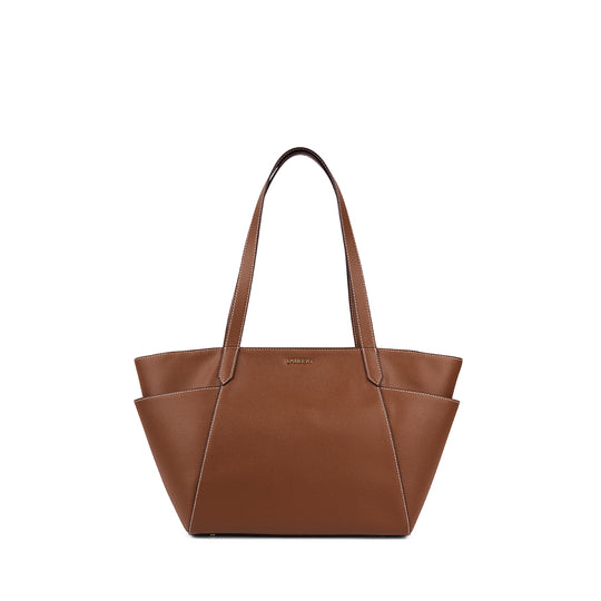 The Opale – 2-in-1 Hazelnut Vegan Leather Tote Bag