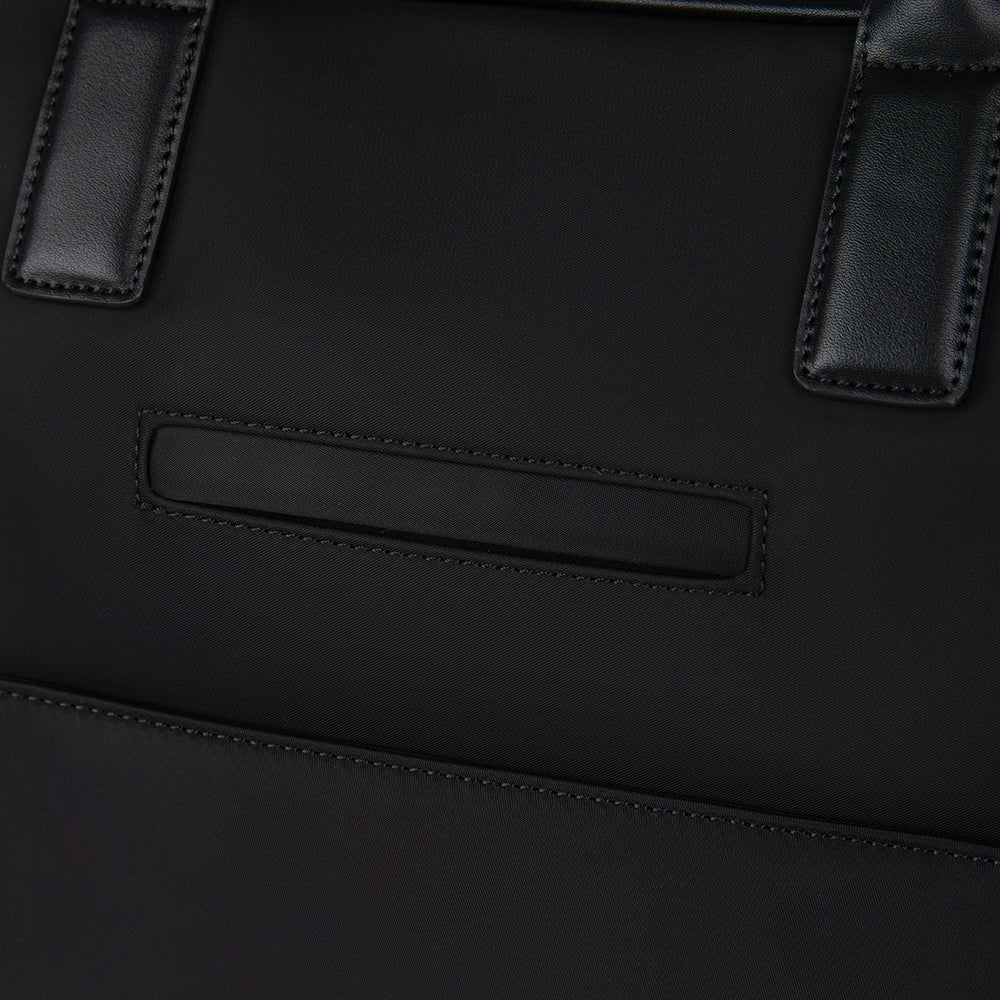 The Oslo – Black Recycled Nylon Travel Weekender Bag
