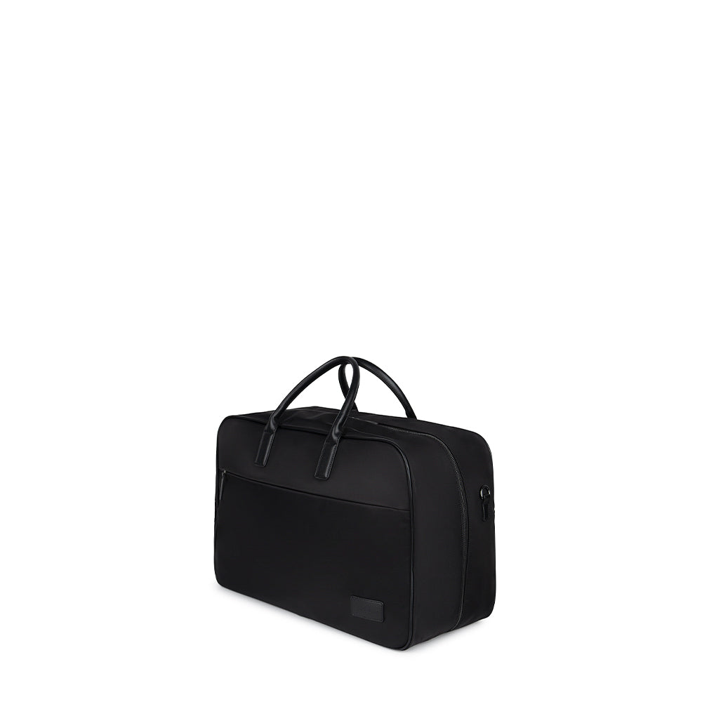 The Oslo – Black Recycled Nylon Travel Weekender Bag