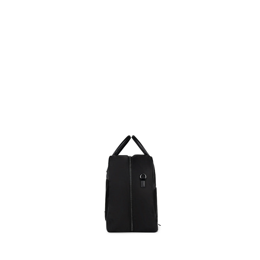 The Oslo – Black Recycled Nylon Travel Weekender Bag