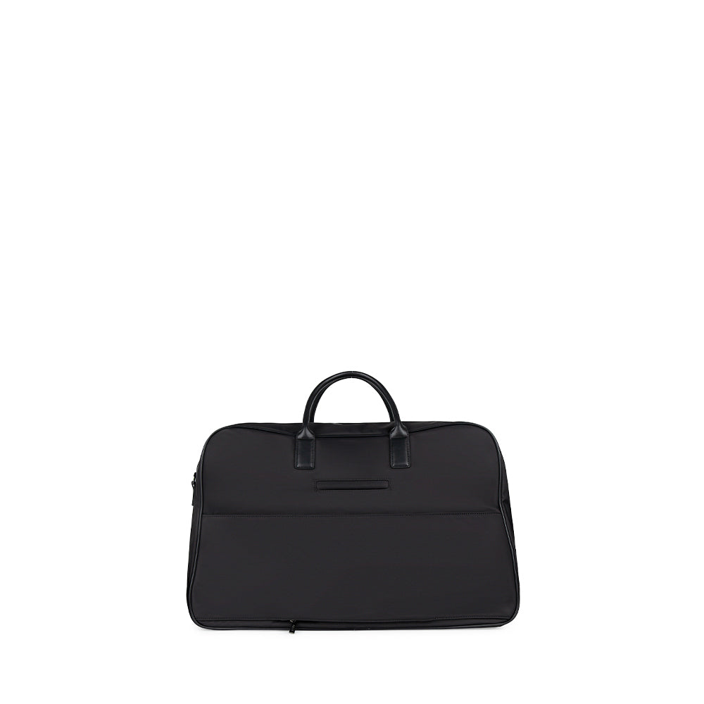 The Oslo – Black Recycled Nylon Travel Weekender Bag