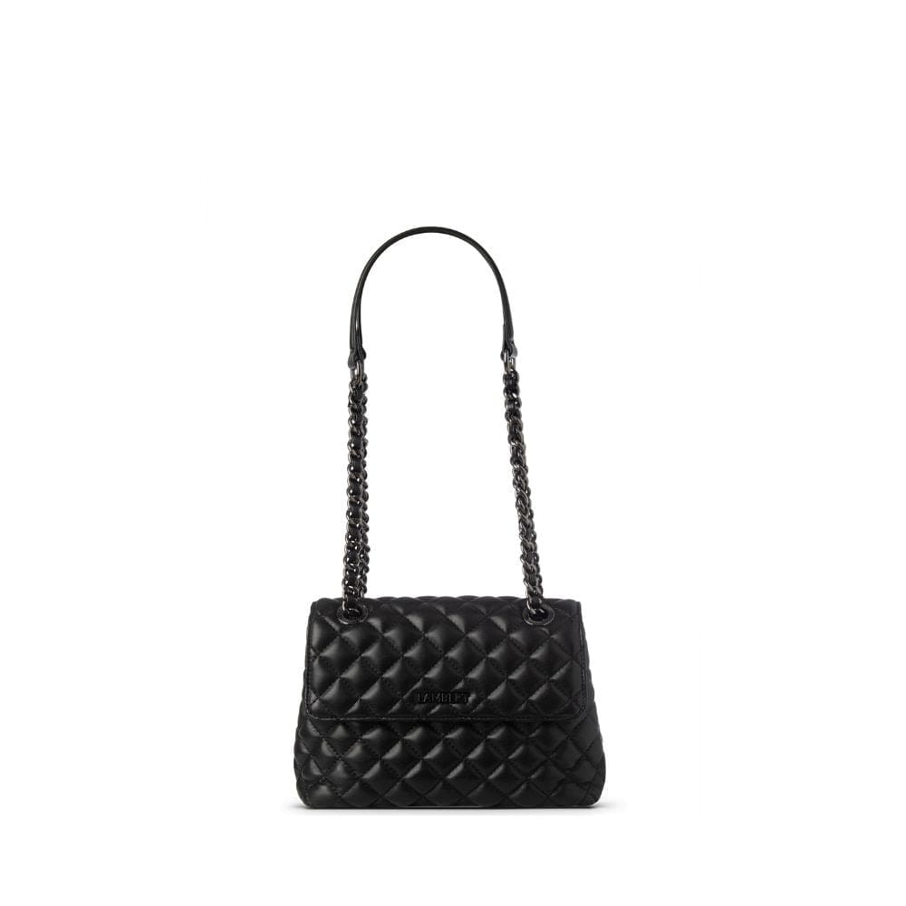 The Penelope - 2-in-1 Black Vegan Leather Handbag