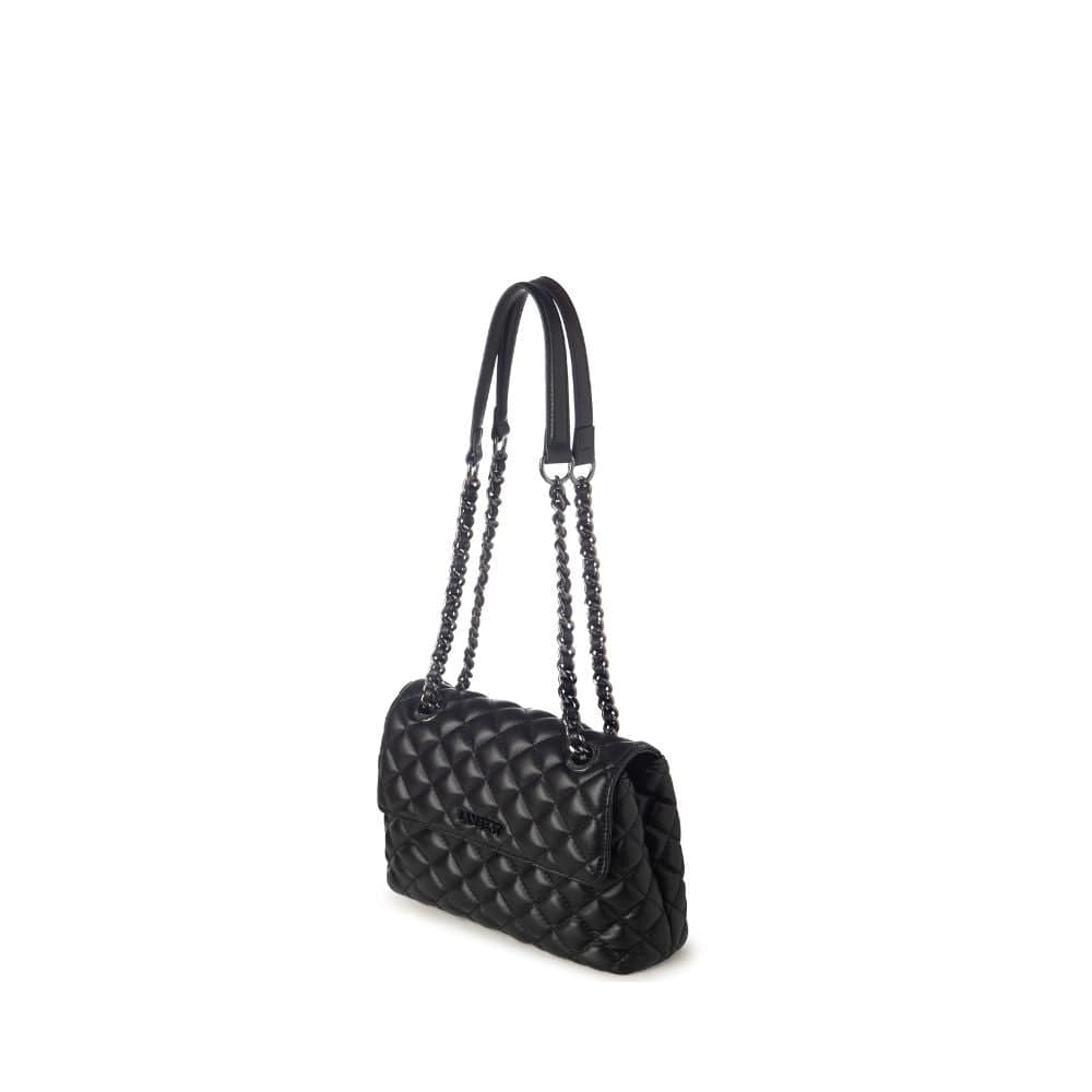 The Penelope - 2-in-1 Black Vegan Leather Handbag