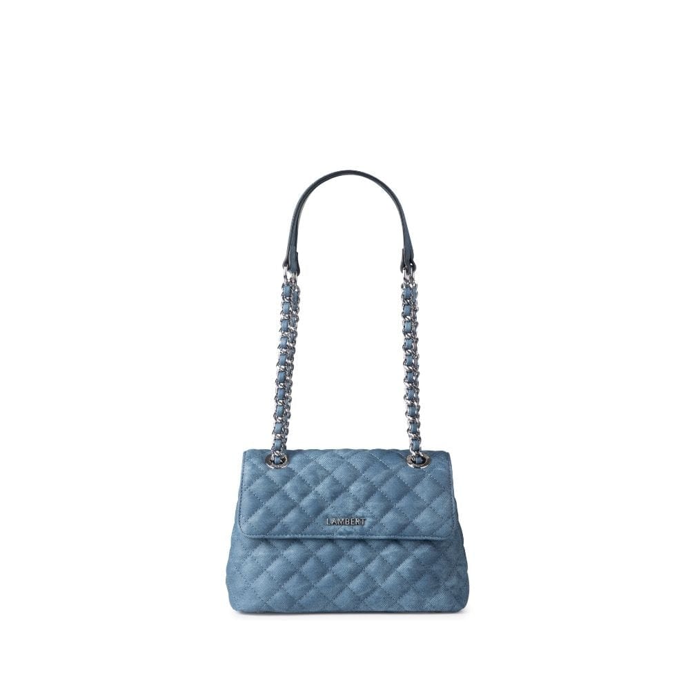 The Penelope - 2-in-1 denim vegan leather handbag