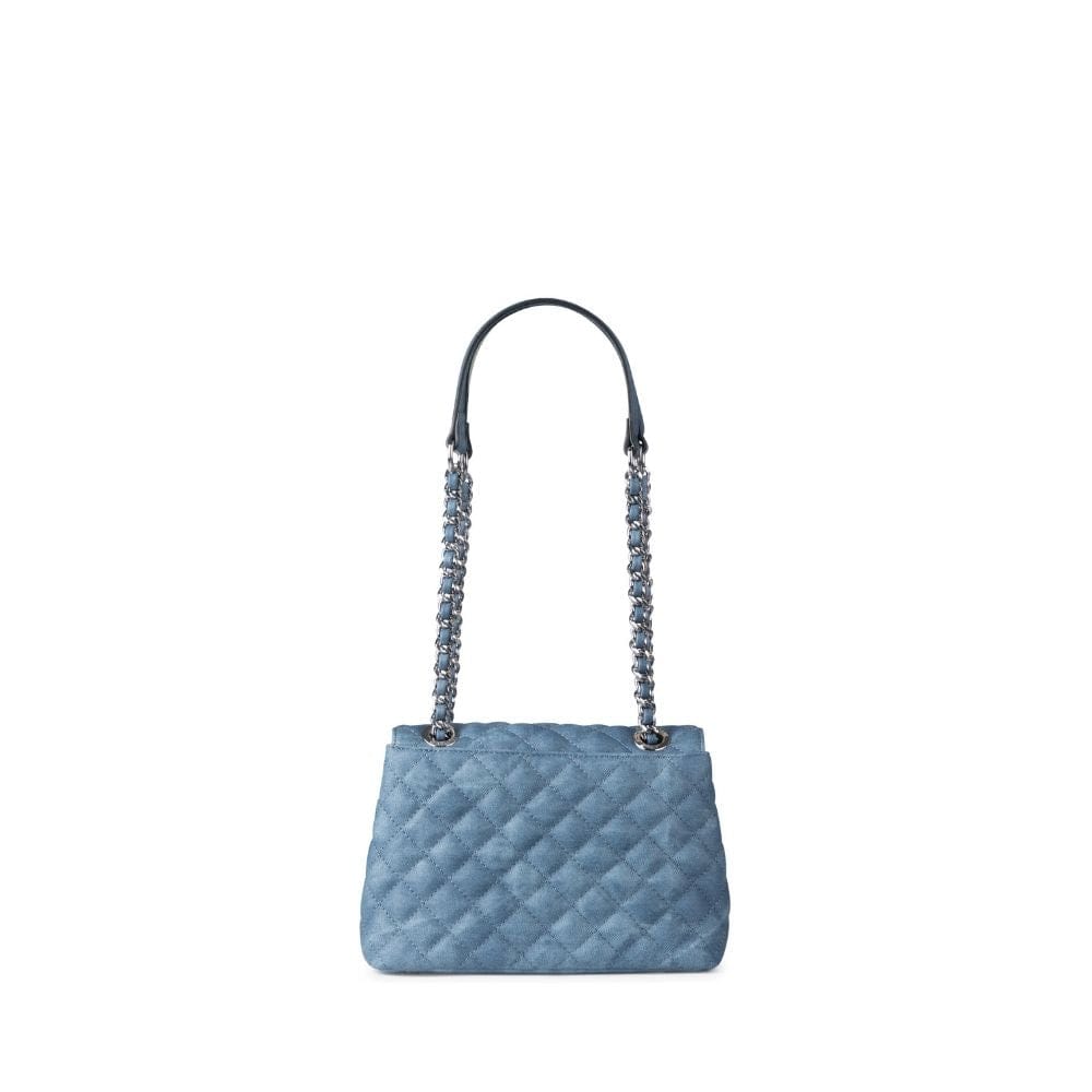 The Penelope - 2-in-1 denim vegan leather handbag