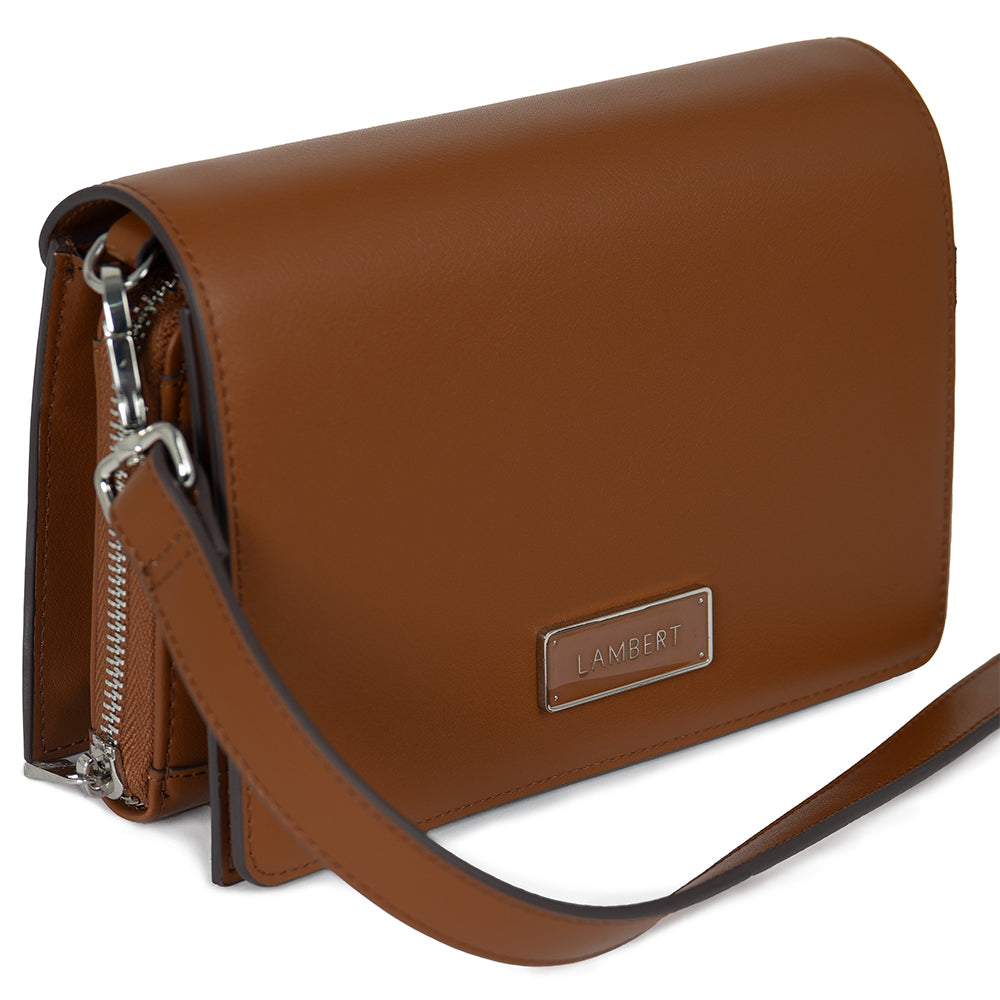 The Rebecca - Recycled Affogato Vegan Leather Crossbody Bag