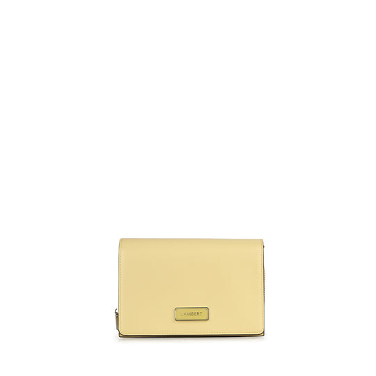 The Rebecca - Honey Vegan Leather Crossbody Bag