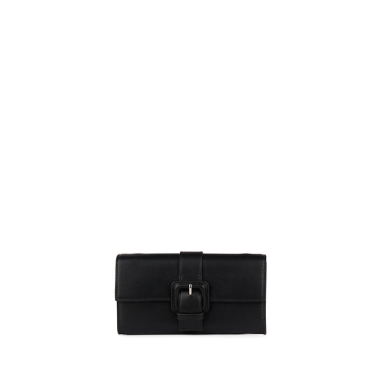 The Renee – 2-in-1 Vegan Leather Wallet Black