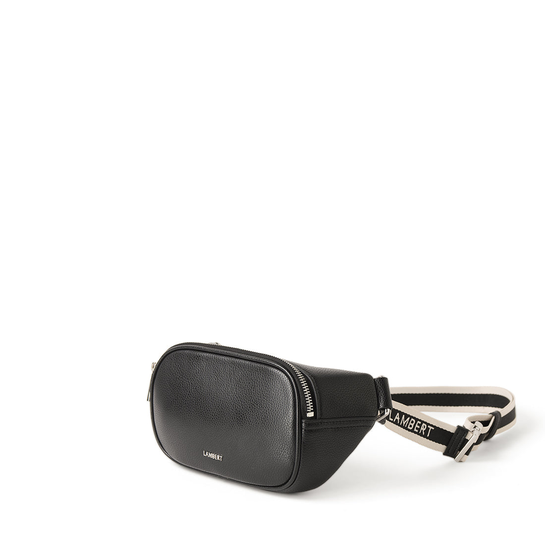 The Sammy - 2-in-1 Black Vegan Leather Belt Bag