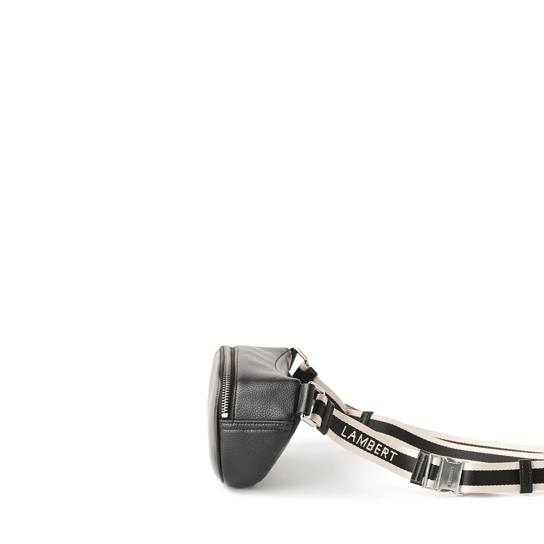The Sammy - 2-in-1 Black Vegan Leather Belt Bag
