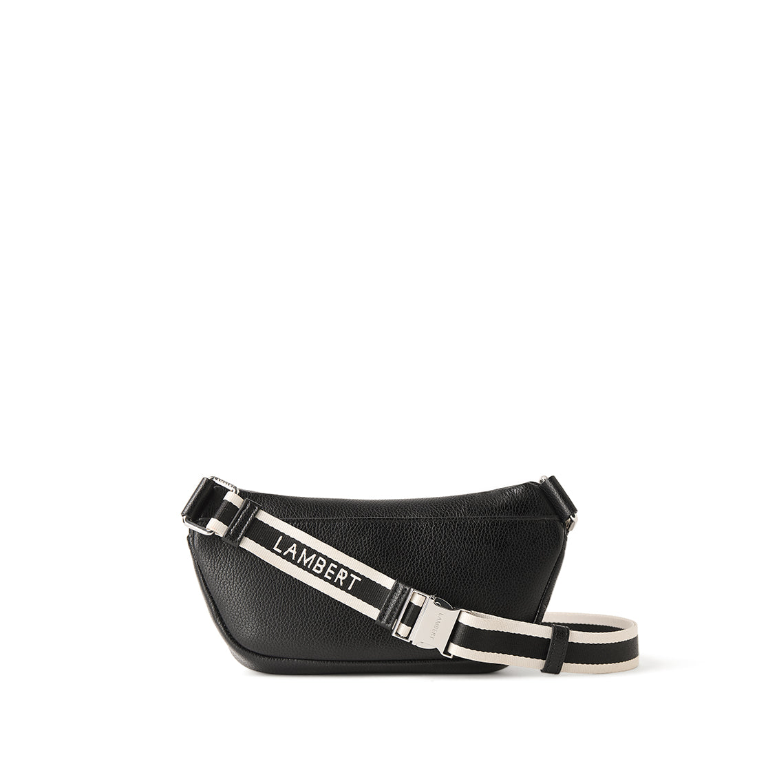 The Sammy - 2-in-1 Black Vegan Leather Belt Bag