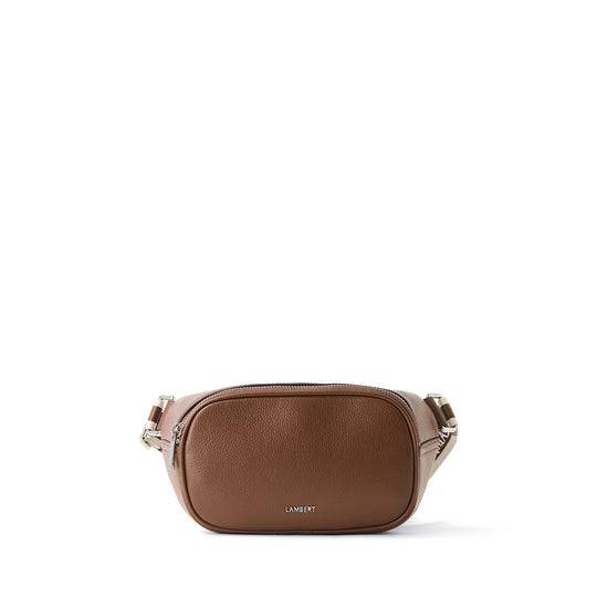 The Sammy - 2-in-1 Hazelnut Vegan Leather Belt Bag