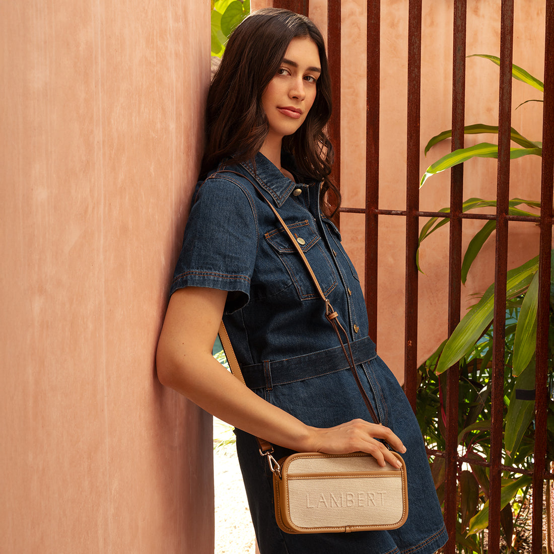 The Sandy - Calabasas Canvas Crossbody Bag