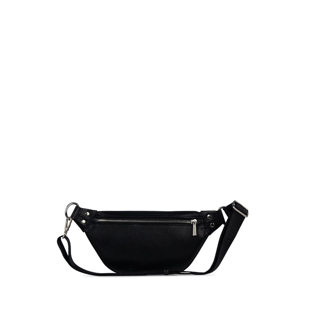 The Sarah - Recycled Black Vegan Leather Fanny Pack