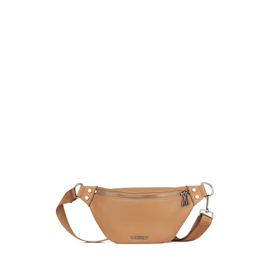 The Sarah - Camel Vegan Leather Belt Bag