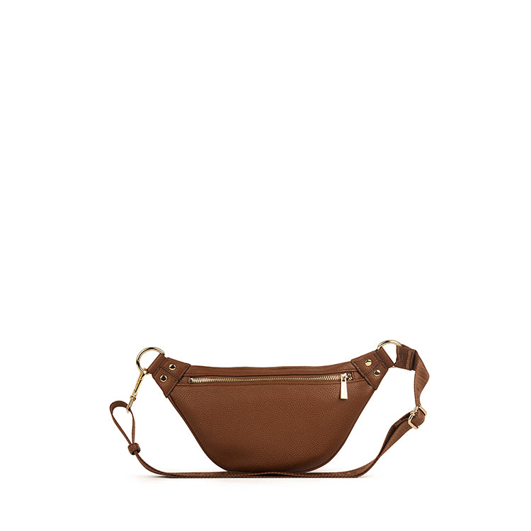 The Sarah – Hazelnut Belt Bag Vegan Leather