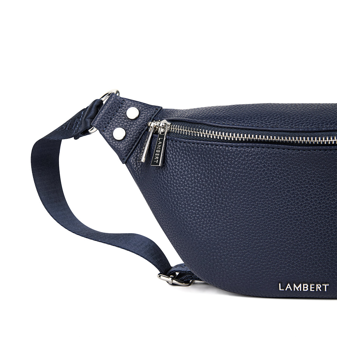 The Sarah - Marine Vegan Leather Belt Bag – Lambert Design US LLC