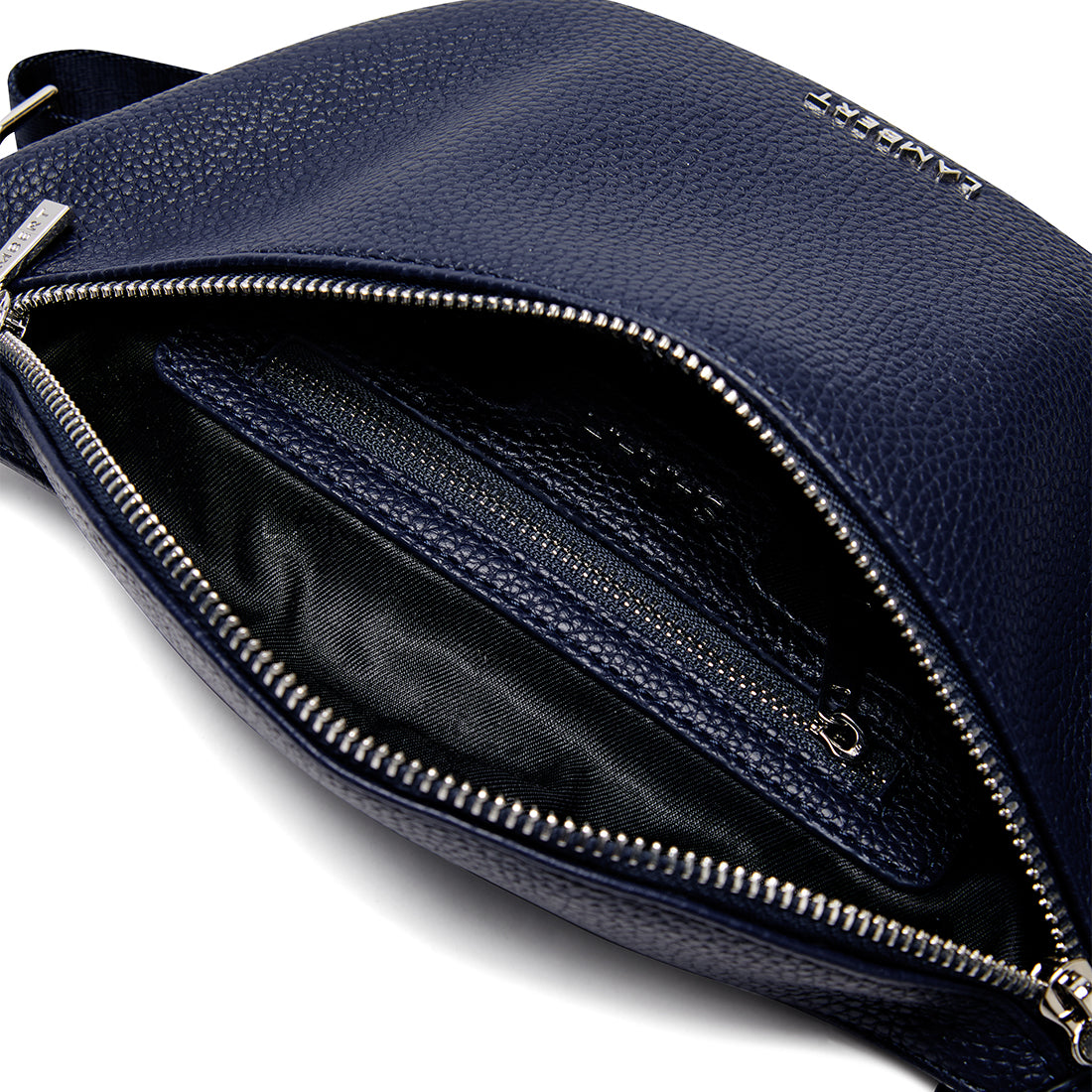 The Sarah - Marine Vegan Leather Belt Bag