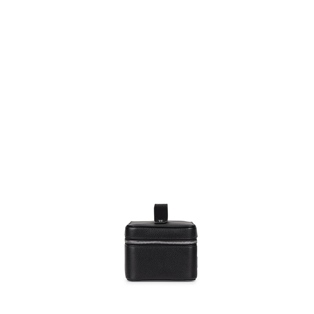 The Shelly - Black Vegan Leather Pouch