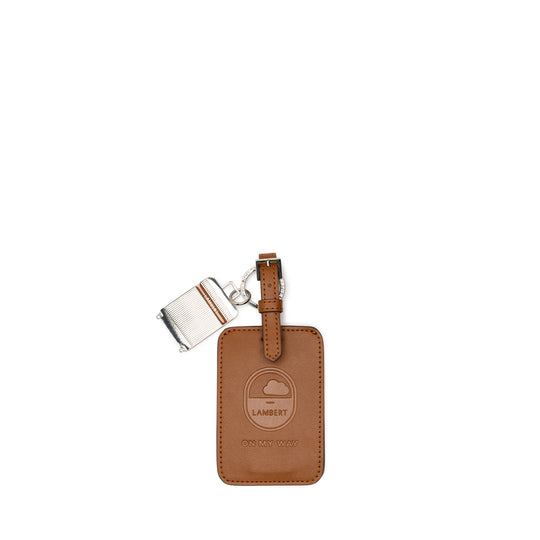The Skye - Affogato Vegan Leather Luggage Tag
